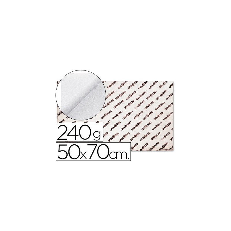 PAPEL ACUARELA 50X70 CM 240 GR GRANO GRUESO