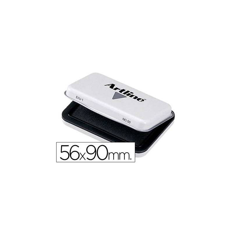 TAMPON ARTLINE N¼0 NEGRO 56X90 MM