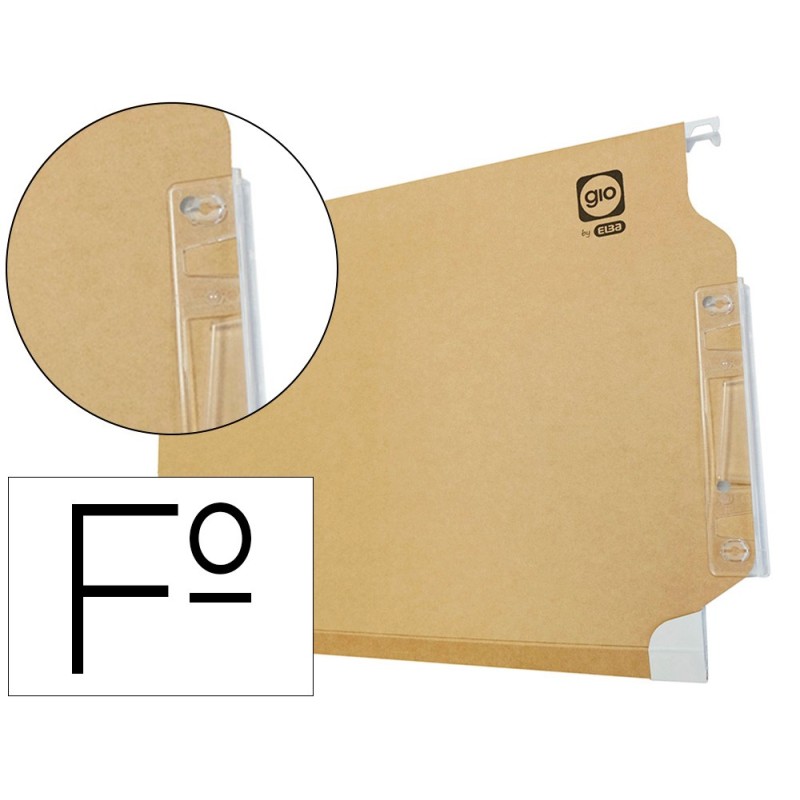 CARPETA COLGANTE GIO FOLIO 50200 VISOR LATERAL -TAMAO 365X275X355 MM