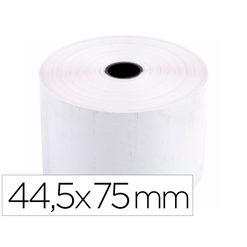 ROLLO SUMADORA Q-CONNECT ELECTRO 44,5 MM ANCHO X 75 MM DIAMETRO SIN BISFENOL A