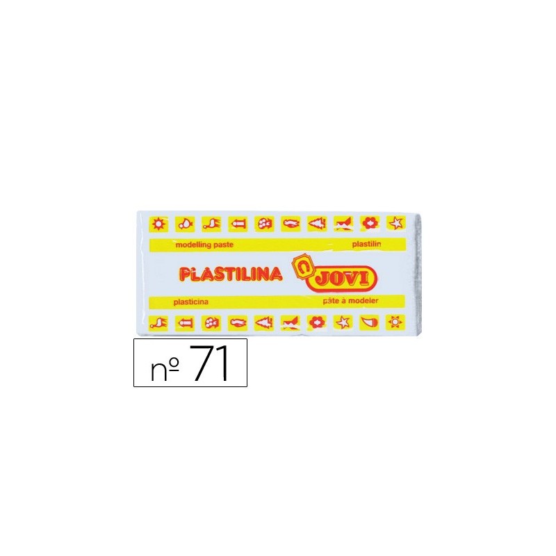PLASTILINA JOVI 71 BLANCO -UNIDAD -TAMAO MEDIANO