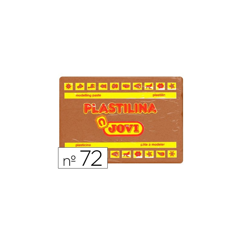 PLASTILINA JOVI 72 MARRON -UNIDAD -TAMAO GRANDE