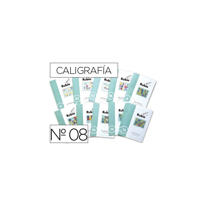 CUADERNO RUBIO CALIGRAFIA N¼ 08