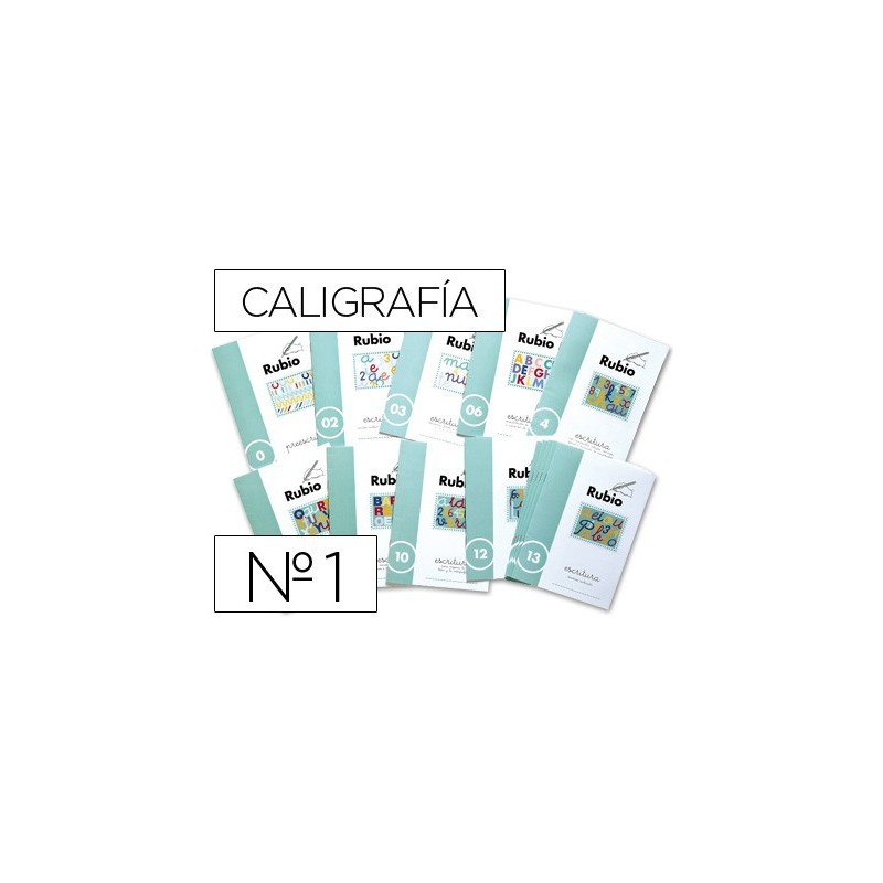 CUADERNO RUBIO CALIGRAFIA N¼ 1