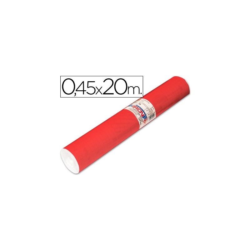 ROLLO ADHESIVO AIRONFIX UNICOLOR ROJO MATE CLARO 67151ROLLO DE 20 MT