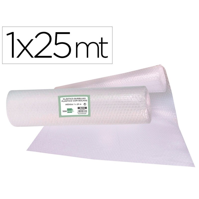 PLASTICO BURBUJA LIDERPAPEL 1X25M