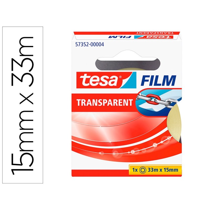 CINTA ADHESIVA TESA PRACTIC 33 MT X 15 MM