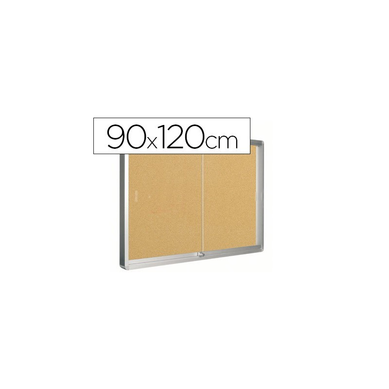 VITRINA DE ANUNCIOS Q-CONNECT MARCO DE ALUMINIO 900 X 1200 MM