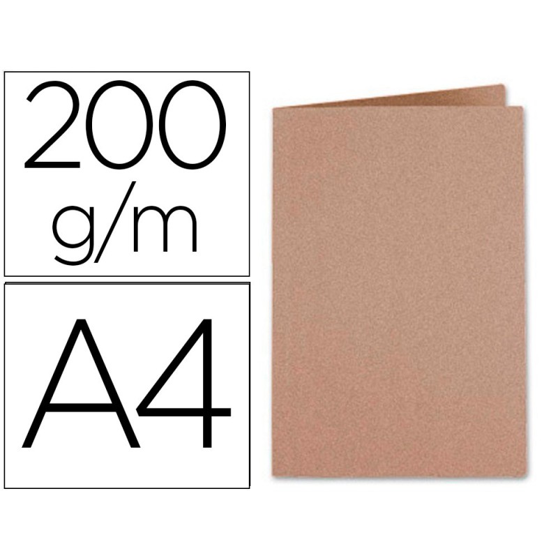 SUBCARPETA LIDERPAPEL DIN A4 KRAFT 200G/M2