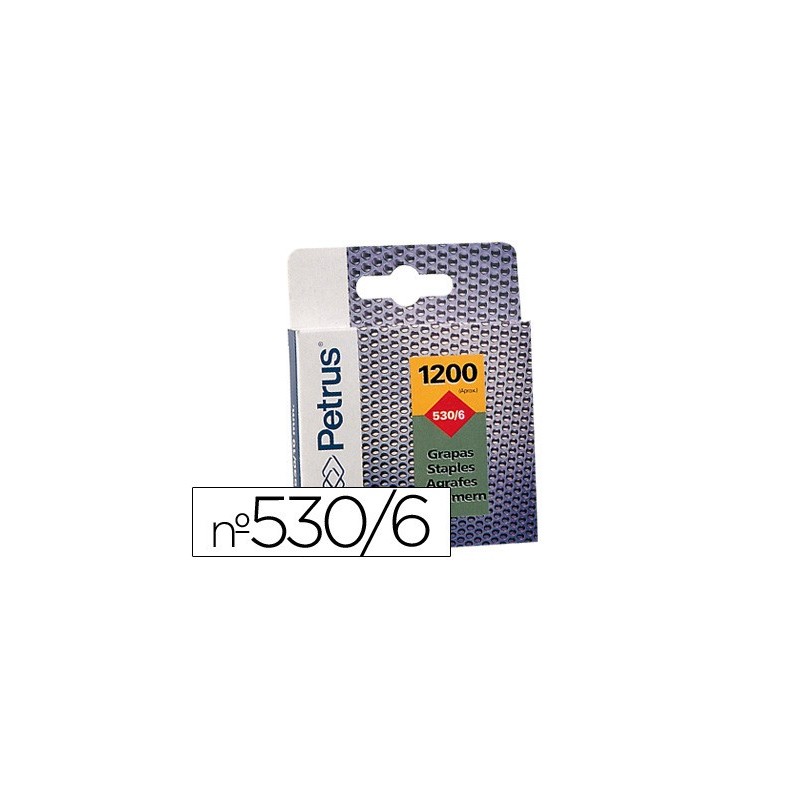 GRAPAS PETRUS N¼ 530/6 CAJA DE 1200 UNIDADES