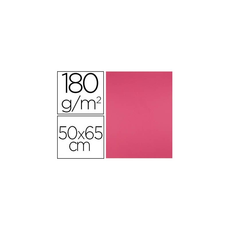 CARTULINA LIDERPAPEL 50X65 CM 180G/M2 FUCSIA
