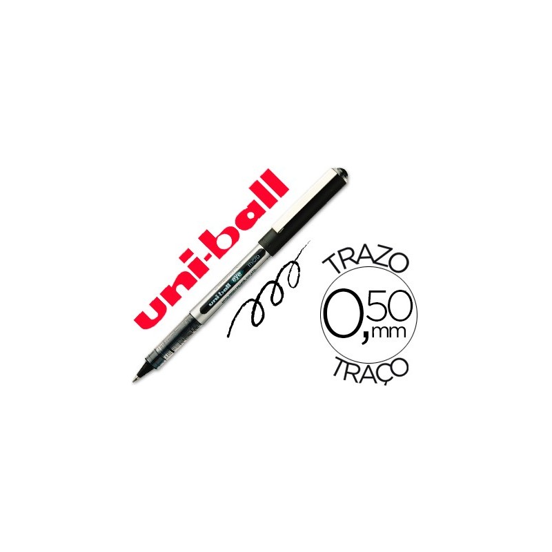 ROTULADOR UNI-BALL ROLLER UB-150 MICRO EYE NEGRO 0,5 MM UNIDAD