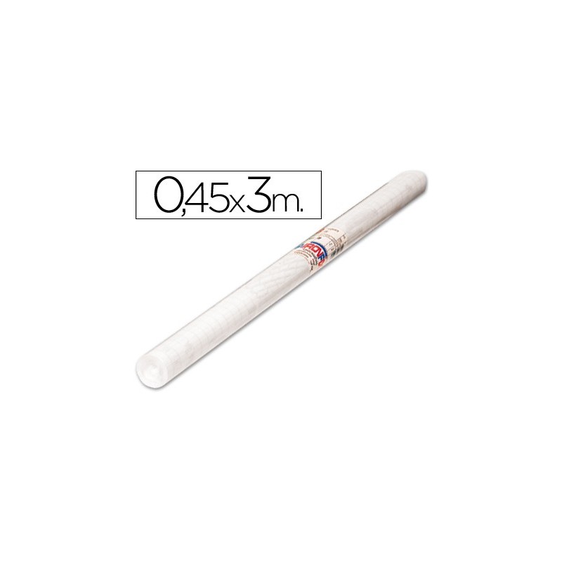ROLLO ADHESIVO AIRONFIX TRANSPARENTE REMOVIBLE 69614 ROLLO 0,45 X 3MT