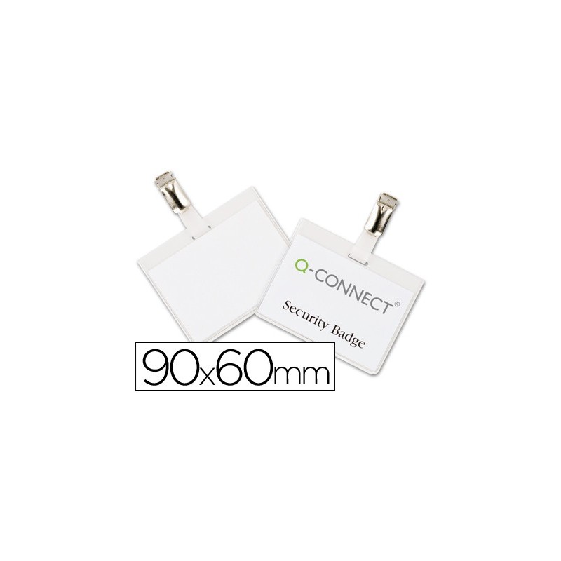 IDENTIFICADOR CON PINZA Q-CONNECT KF01562 60X90 MM CERRADA