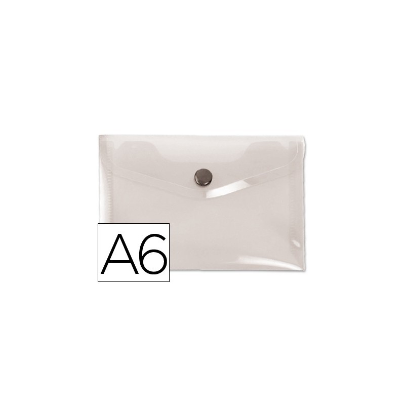 CARPETA LIDERPAPEL DOSSIER BROCHE 44234 POLIPROPILENO DIN A6 TRANSPARENTE TRANSLUCIDO