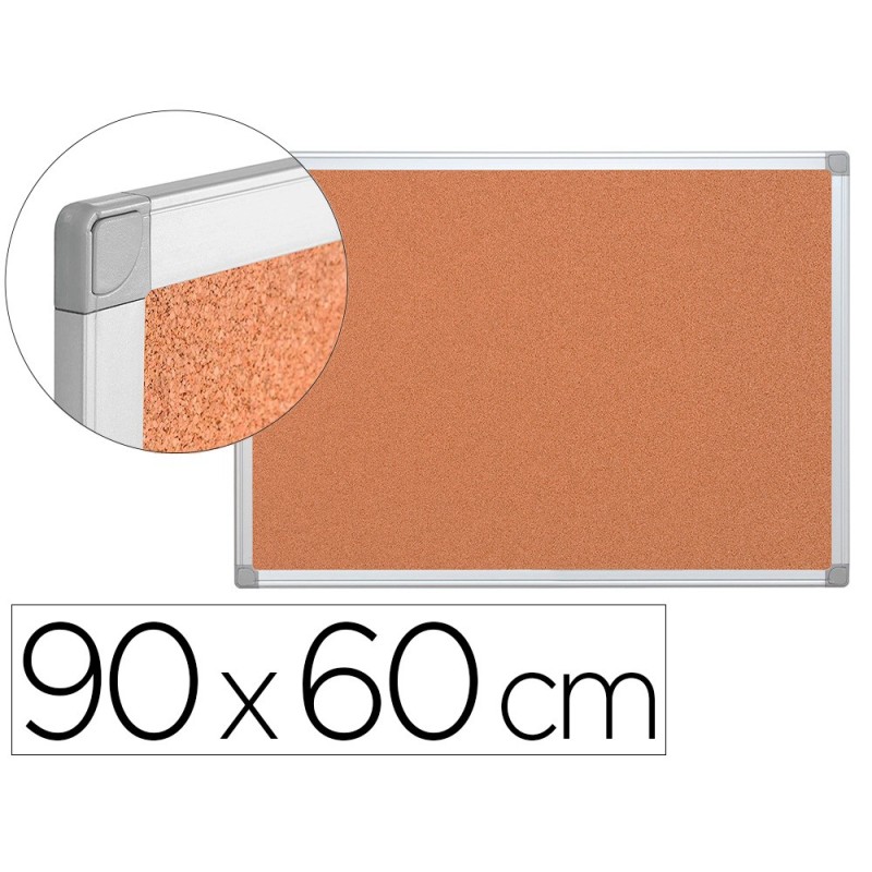PIZARRA CORCHO Q-CONNECT MARCO DE ALUMINIO 150X100 CM EXTRA CORCHO 5 MM