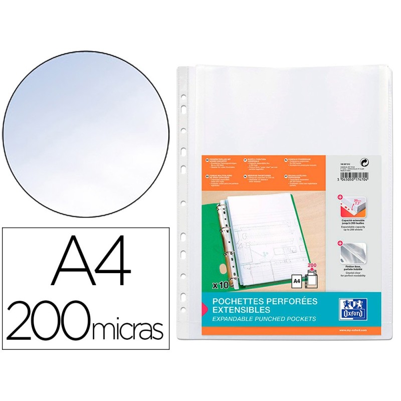 FUNDA OXFORD MULTITALADRO FUELLE DIN A4