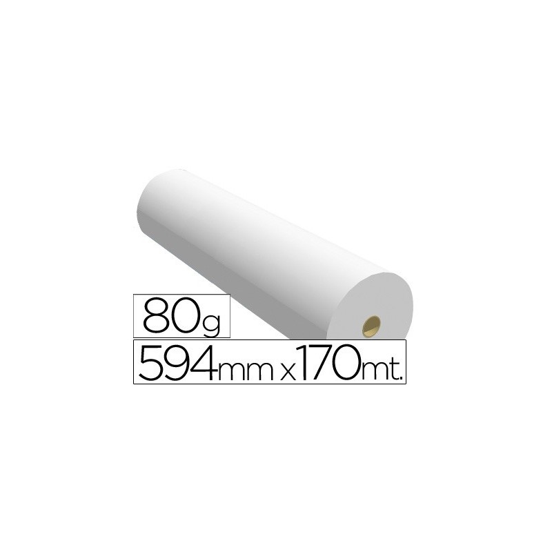 PAPEL REPROGRAFIA PPC PARA PLANOS 594X170MT 80GR