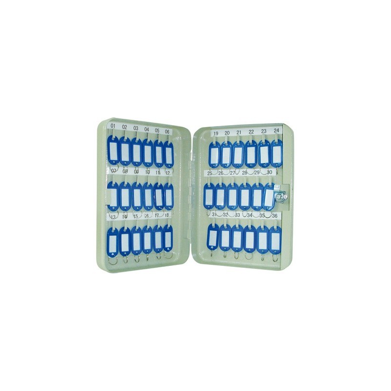 ARMARIO METALICO PORTALLAVES Q-CONNECT 250X180X60 MM PARA 36 LLAVES