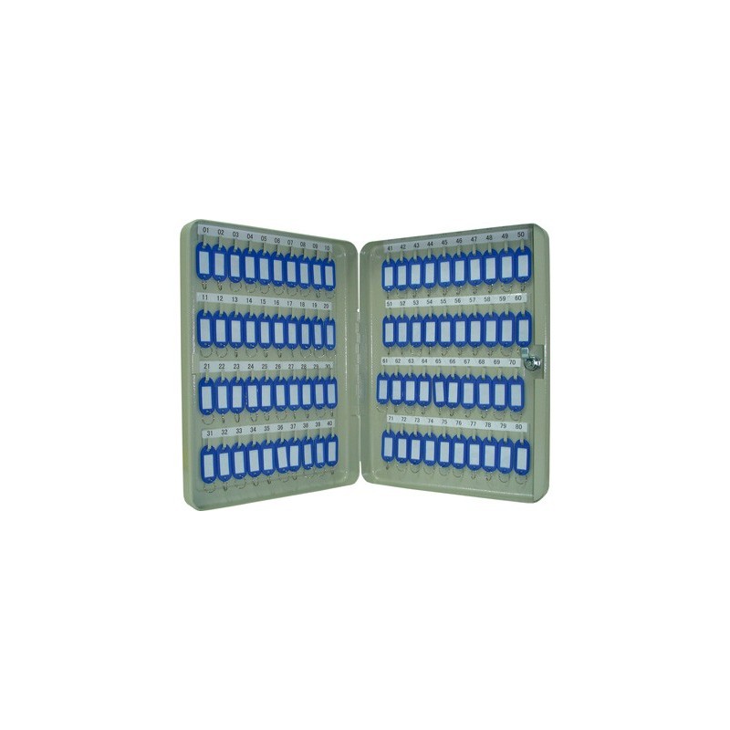 ARMARIO METALICO PORTALLAVES Q-CONNECT 370X280X60 MM PARA 80 LLAVES