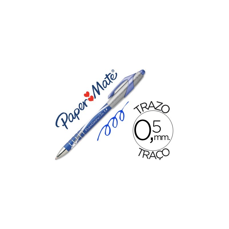 BOLIGRAFO FLEXGRIP ELITE RETRACTIL AZUL