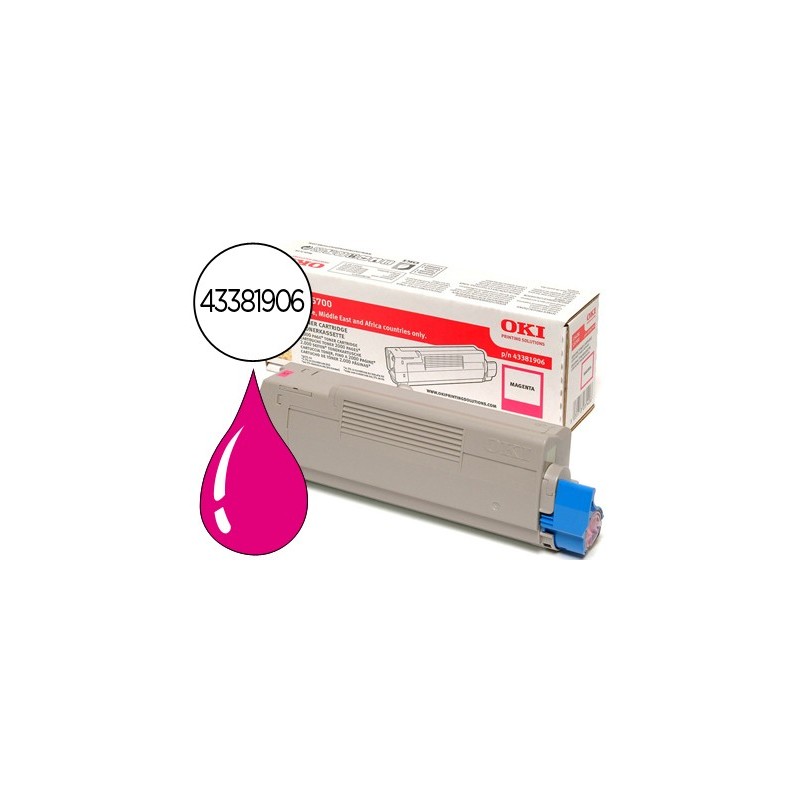 TONER OKI C5600/5700 MAGENTA -2.000 PAG-