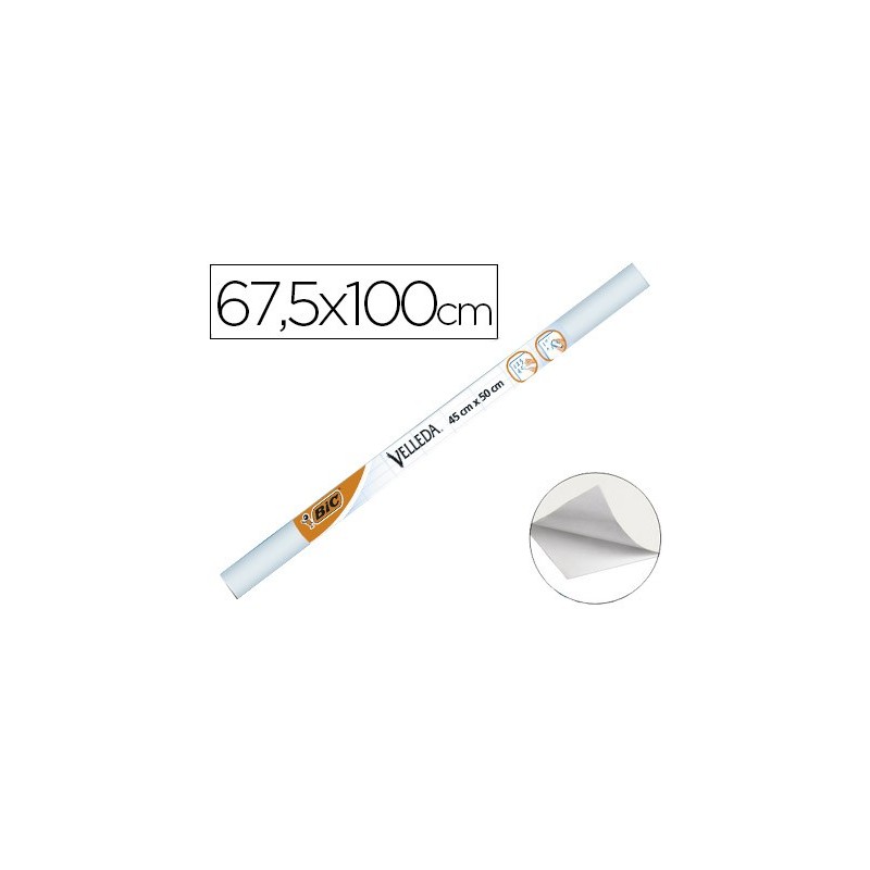 PIZARRA BLANCA VELLEDA ROLLO ADHESIVO DE 100X67,5 CM