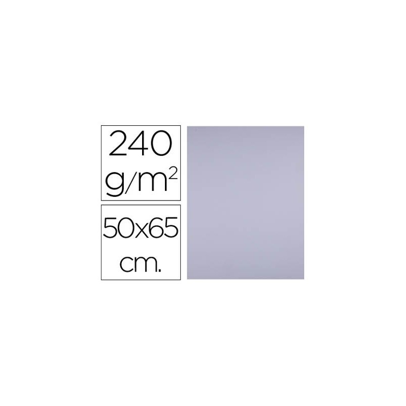 CARTULINA LIDERPAPEL 50X65 CM LILA 240 GR UNIDAD