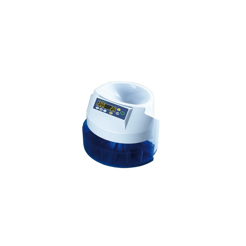 CONTADOR Y CLASIFICADOR DE MON EDAS Q-CONNECT SUMA RESTA Y TOTALIZA 216 MONEDAS/MINUTO