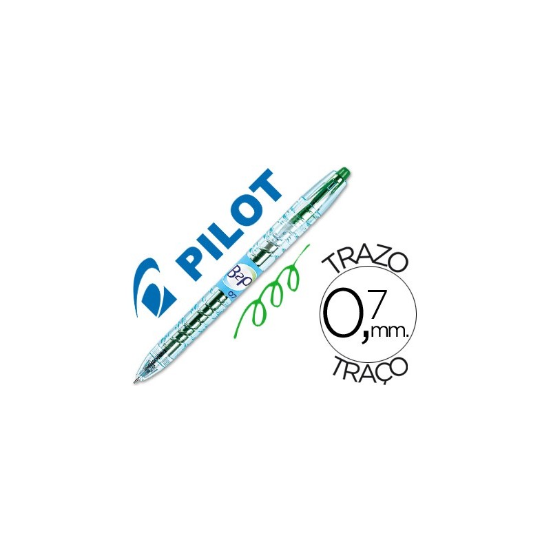 BOLIGRAFO PILOT GEL B2P VERDE