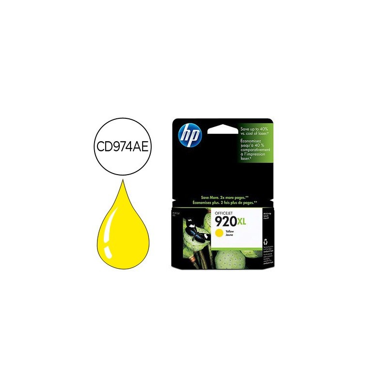 INK-JET HP 920XL AMARILLO 700PAG OFFICEJET/920/6500