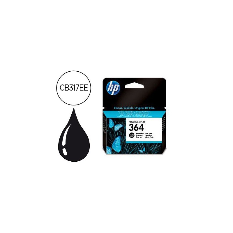 INK-JET HP 364 NEGRO ESPECIAL FOTO PHOTOSMART PREMIUM-C309A/SERIES C5300 / C6300 / B8500 / D5400 130PAG 10X15