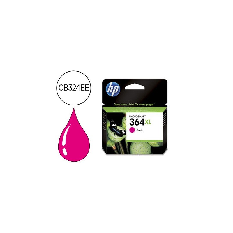 INK-JET HP 364XL MAGENTA PHOTOSMART PREMIUM - C309A / SERIES C5300 / C6300 / B8500 / D5400 -750PAG