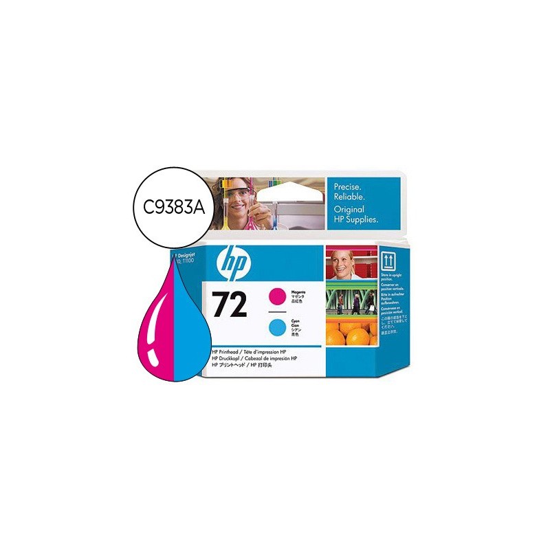 INK-JET HP 72 CABEZAL MAGENTA Y CIAN DESIGNJET T610/1100