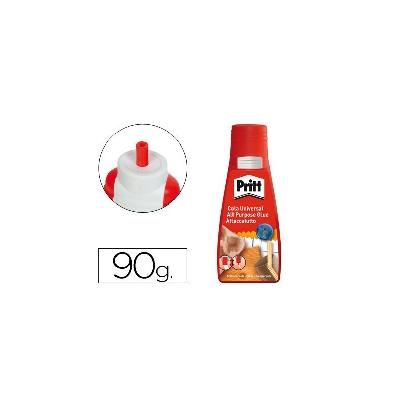 PEGAMENTO PRITT COLA UNIVERSAL TRANSPARENTE BOTE DE 100 GR