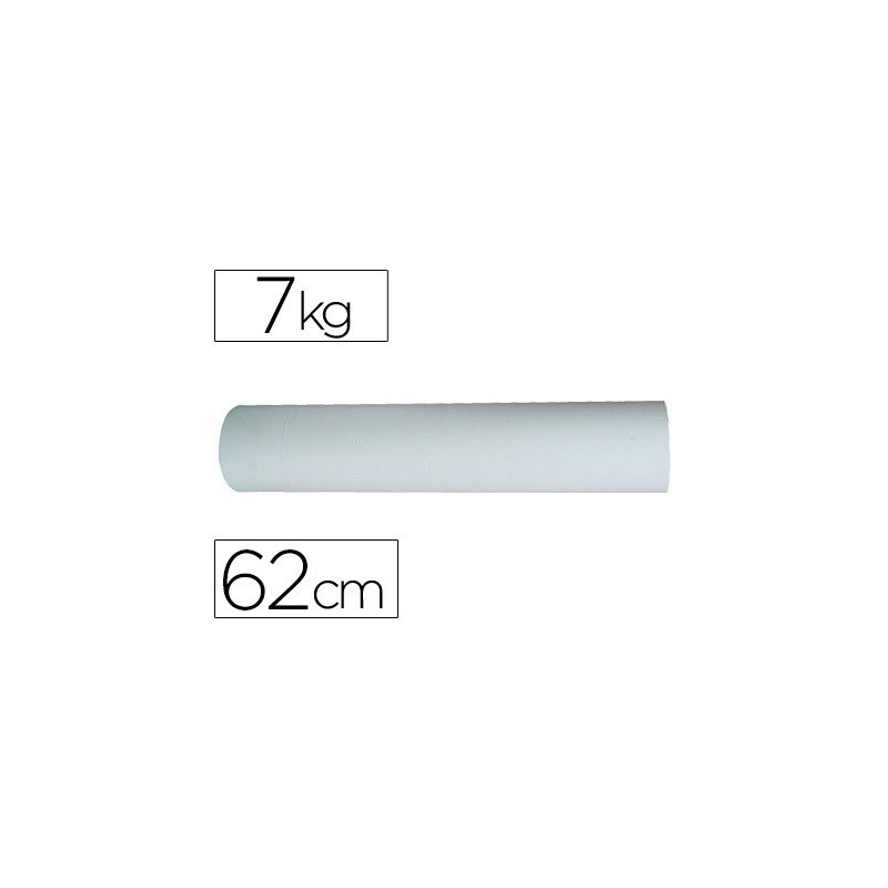 PAPEL BLANCO BOBINA DE 62 CM 7 KG