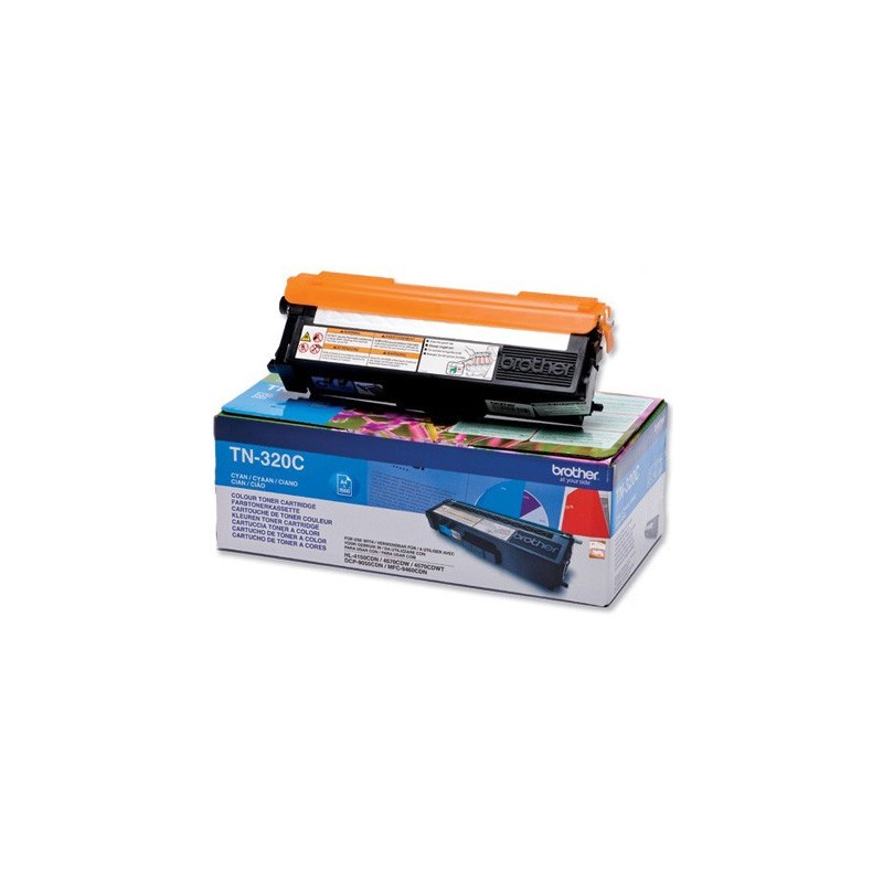 TONER BROTHER TN-320C CIAN -1,500PAG- HL-4140CN HL-4150CDN HL-4570CDW DCP-9055CDN DCP-9270CDW
