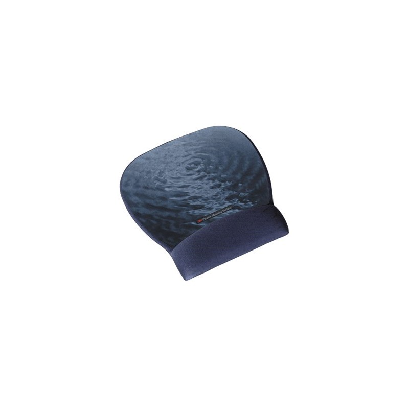 REPOSAMUECAS 3M PARA RATON COLOR AZUL MOTIVO AGUA CON SUPERFICIE DE PRECISION MW311BE