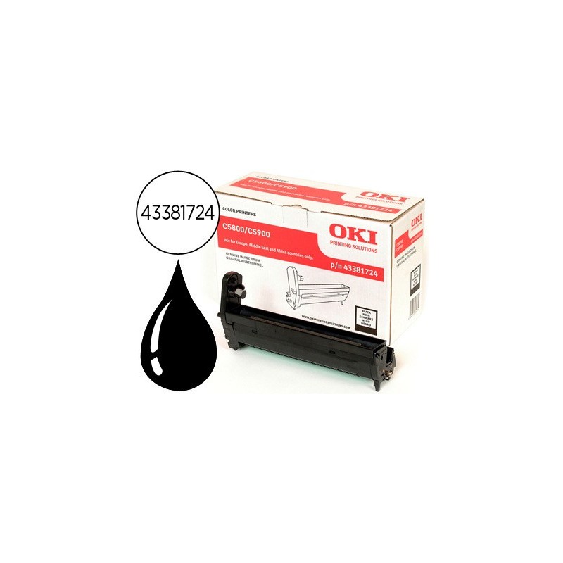 TAMBOR OKI C5800 C5900 C5550 NEGRO -20.000 PAG-