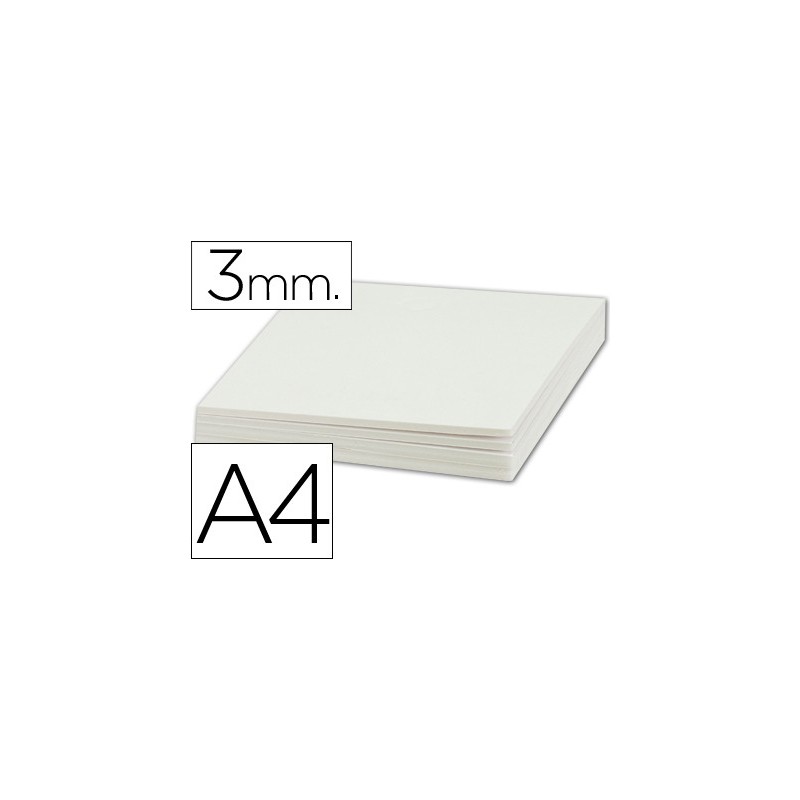 CARTON PLUMA LIDERPAPEL DOBLE CARA DIN A4 ESPESOR 3 MM