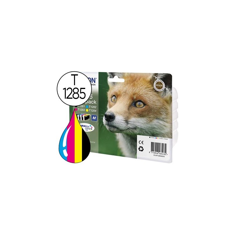INK-JET EPSON S22 SX125/130/420W/425W OFFICE BX305 T1285 MULTIPACK 4 COLORES