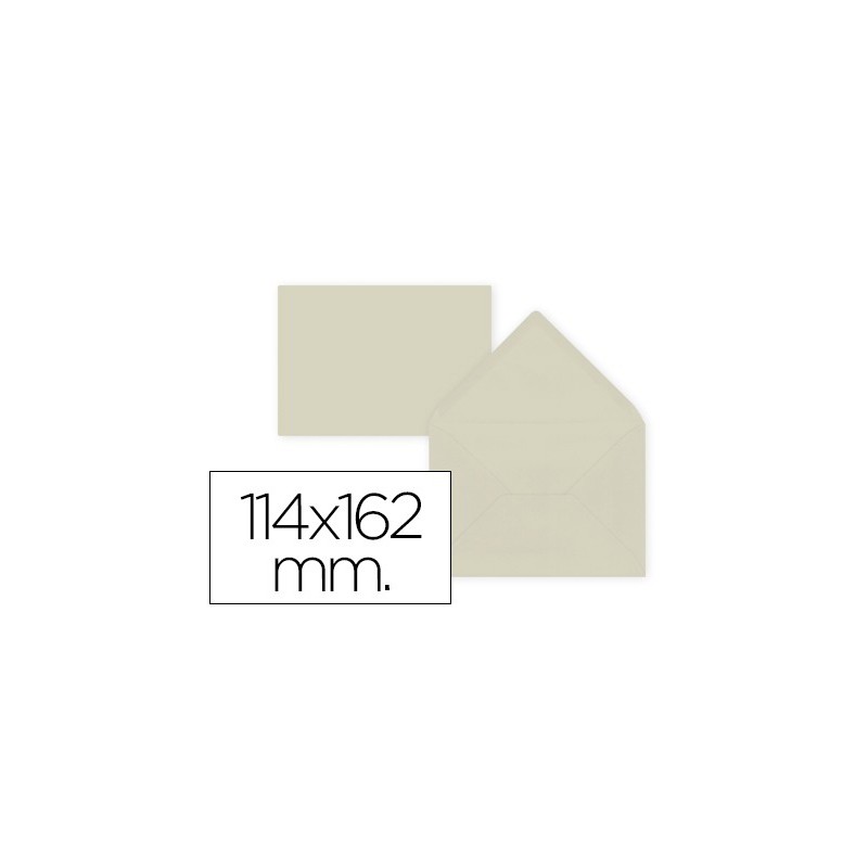 SOBRE LIDERPAPEL C6 BLANCO 114X162 MM 80GR PACK DE 15 UNIDADES