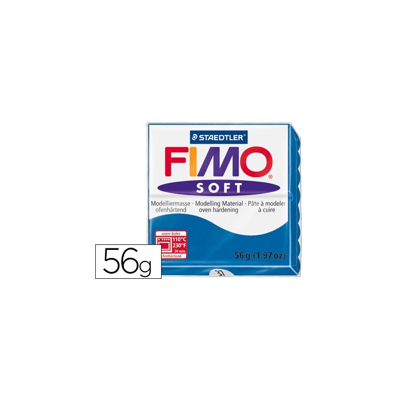 PASTA STAEDTLER FIMO SOFT 57 GR COLOR AZUL