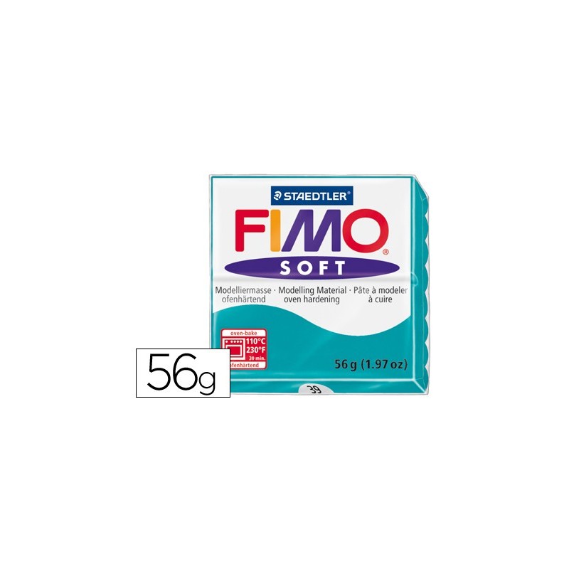 PASTA STAEDTLER FIMO SOFT 57 GR COLOR VERDE MENTA