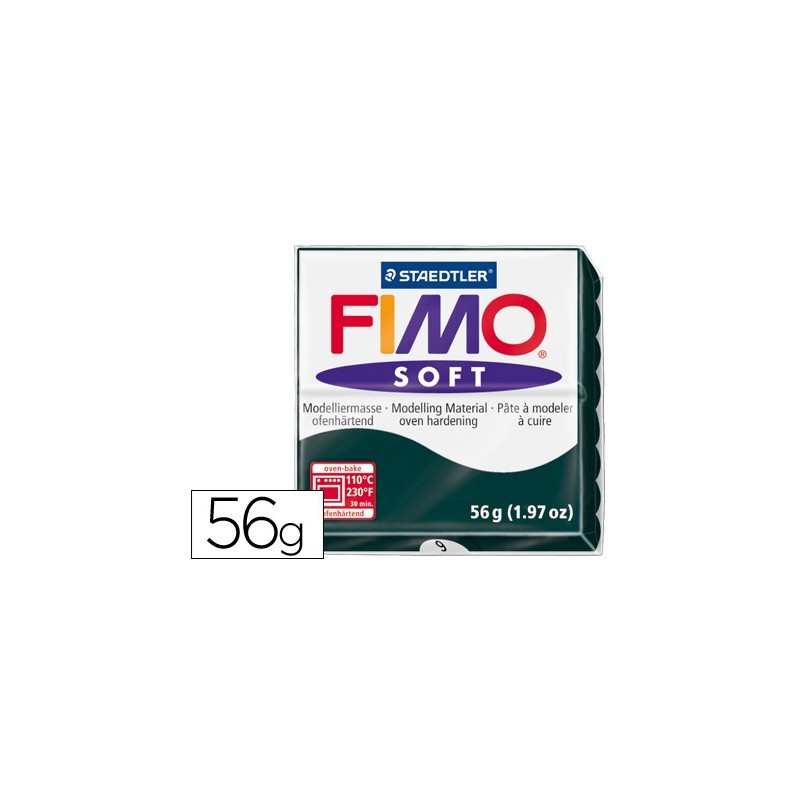 PASTA STAEDTLER FIMO SOFT 57 GR COLOR NEGRO