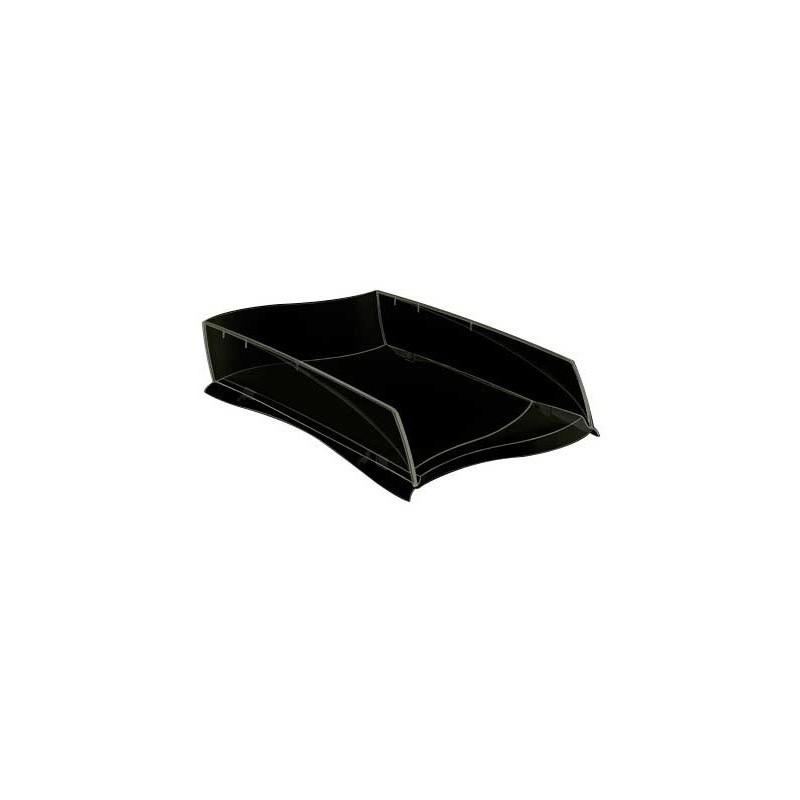 BANDEJA SOBREMESA CEP ELLYPSE PLASTICO NEGRA 380X275X82 MM