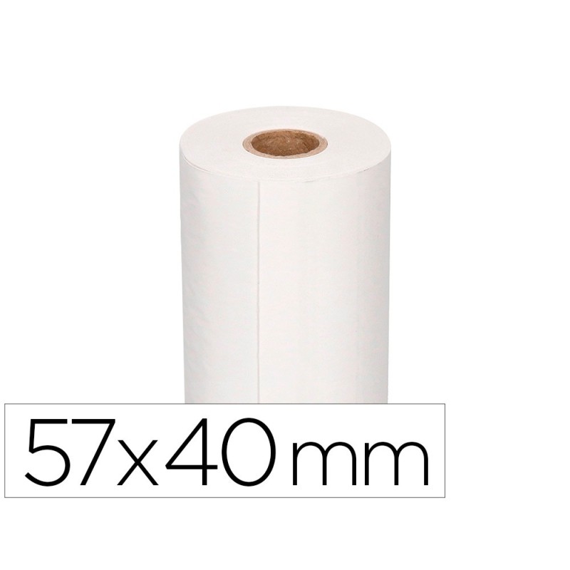 ROLLO SUMADORA Q-CONNECT TERMICO 57X40X11 MM 58 GR SIN BISFENOL A