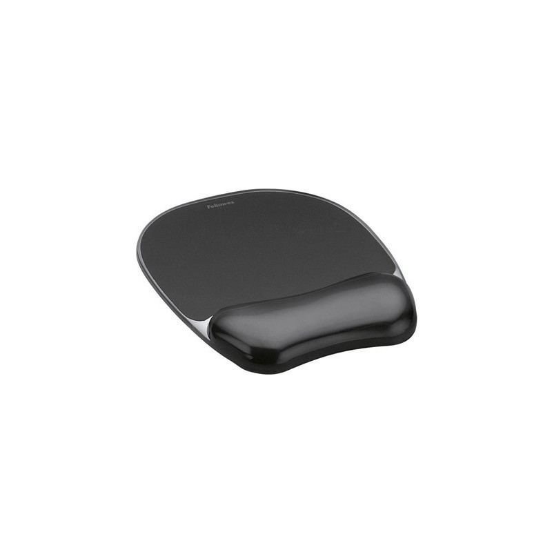 ALFOMBRILLA PARA RATON FELLOWES NEGRA CON REPOSAMUECA DE GEL