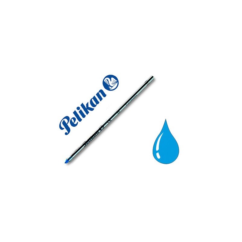 RECAMBIO BOLIGRAFO PELIKAN CORTO MODELO 38 METALICO COLORAZUL PUNTA MEDIA