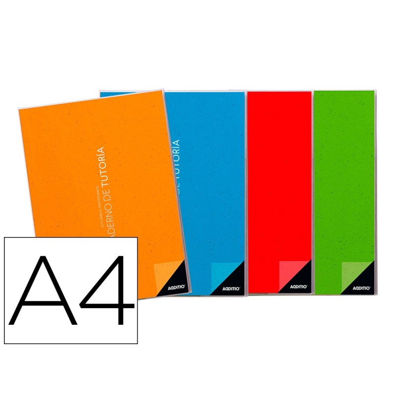 CUADERNO DE TUTORIA ADDITIO A4 SEGUIMIENTO DEL ALUMNADO Y FALTAS DE ASISTENCIA